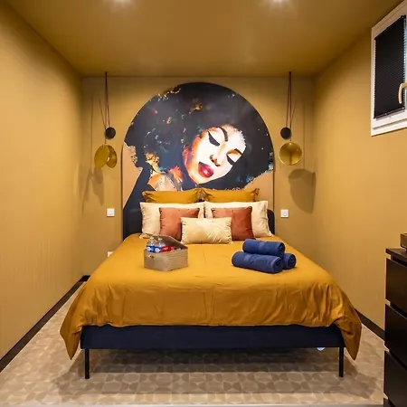 Le Harlem - Jacuzzi Privé&parking Apartamento